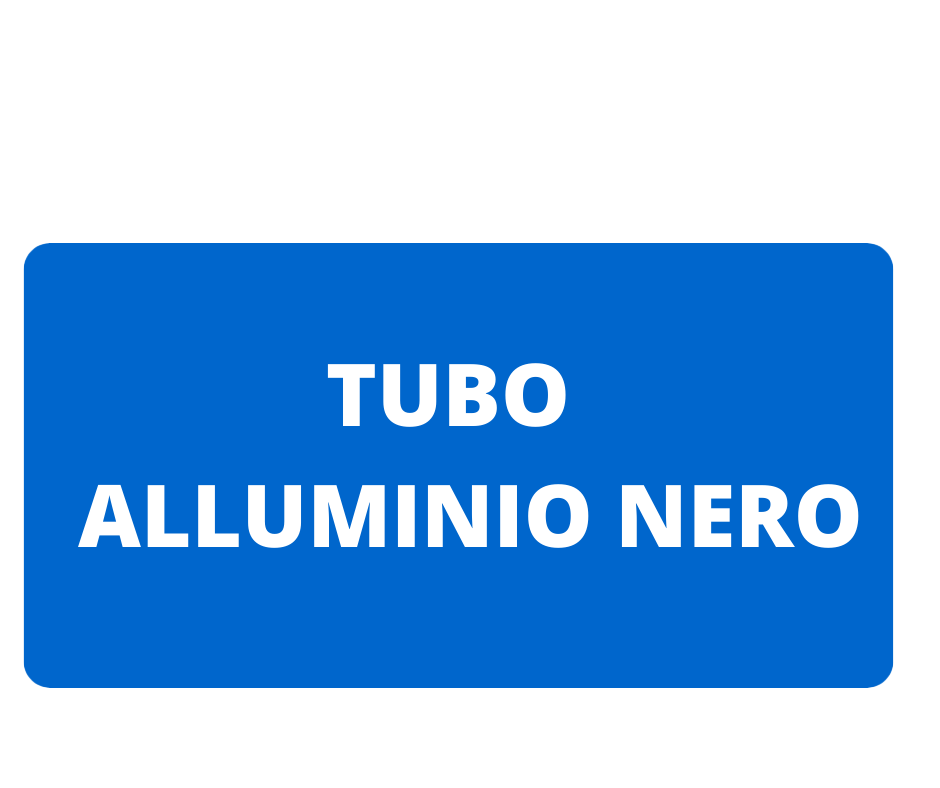 TUBO ALLUMINIO NERO