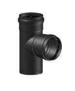 TEE D80 F-F-M NERO 0,5MM