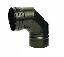 CURVA 90G D.80 NERO 0,5MM