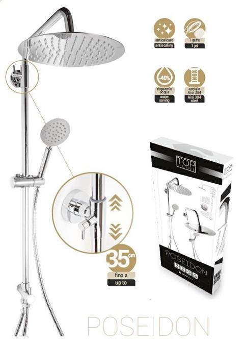 Colonna Doccia Con Miscelatore Termostatico Poseidon Plus Metaform