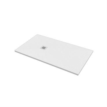 PIATTO STONE 140X80 BIANCO