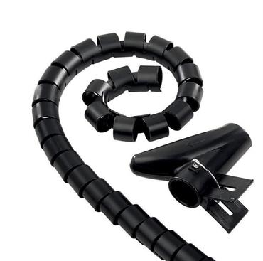 SPIRALE POLIETIL.15MM 1,8MT NERO