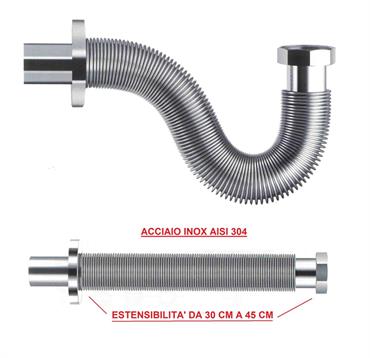 RACC.FLESS.EST.INOX 1X26