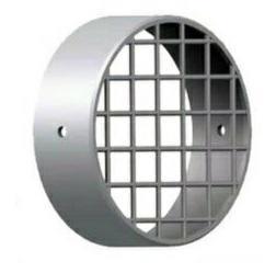 GRIGLIA TERMINALE PVC D.80